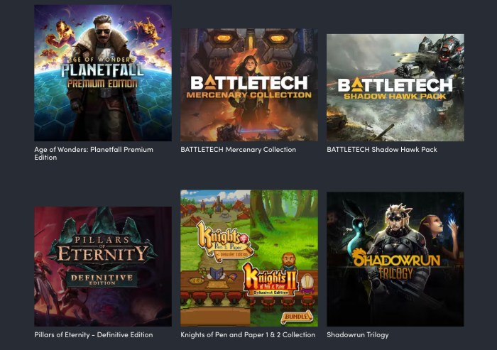 Steam game bundles